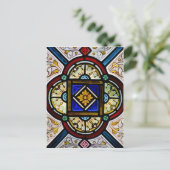 Venster Glas in lood Briefkaart (Staand voorkant)