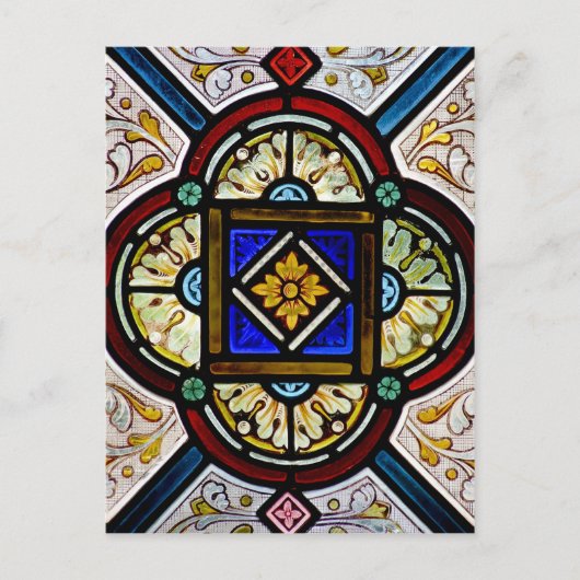 Venster Glas in lood Briefkaart (Voorkant)