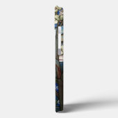 Venster Glas in lood Magnolias en Irises Case-Mate iPhone Case (Achterkant / Links)