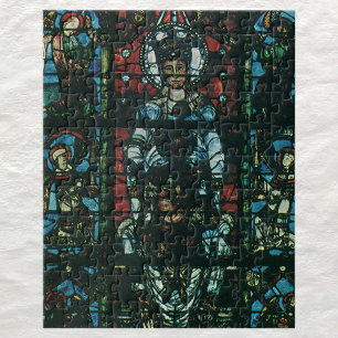 Venster Glas in lood religieuze kerk Legpuzzel