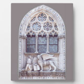 Venster Glas in lood San Marco Winged Lion Fotoplaat (Voorkant)