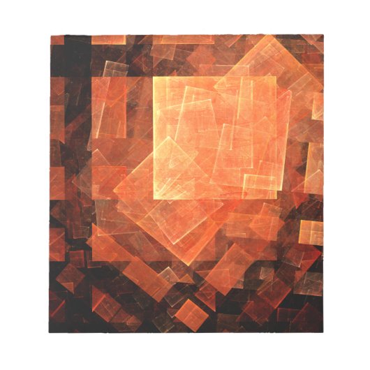 Venster Licht Abstract Kunstblok Notitieblok (Voorkant)