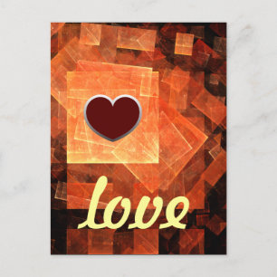 Venster Licht Liefde Briefkaart