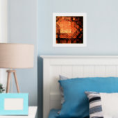 Venster Lichte Abstracte Kunst Folie Afdrukken (Insitu (Slaapkamer))