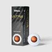 Venster Lichte Abstracte Kunst Golfballen (Verpakking)