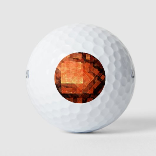 Venster Lichte Abstracte Kunst Golfballen (Voorkant)