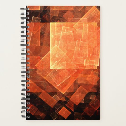 Venster Lichte Abstracte Kunst Planner (Voorkant)