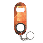 Venster Lichte Abstracte Kunst Sleutelhanger Flessenopener (Achterkant)