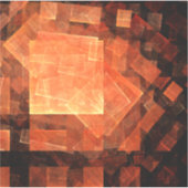 Venster Lichte Abstracte Kunst Sticker (Voorkant)