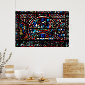 Venster met de Goede Samaritaan Poster (Keuken)