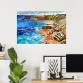 Venster naar de wereld poster (Thuiskantoor)