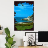 Venster op de Adriatische Zee Poster (Thuiskantoor)