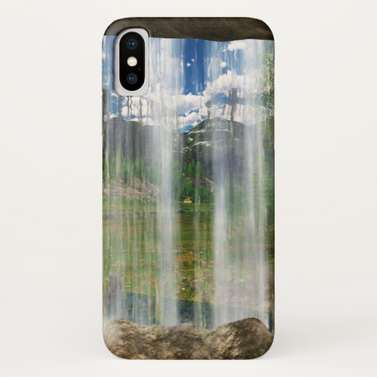 Venster op de Cwm iPhone Case (Achterkant)