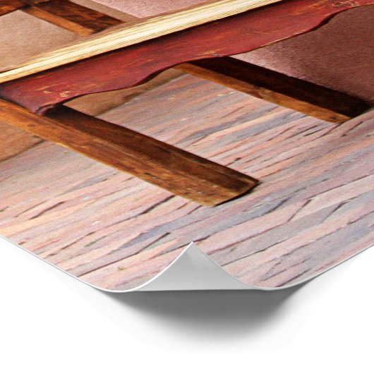 Venster Oude stad Albuquerque-winkel Poster (Hoek)