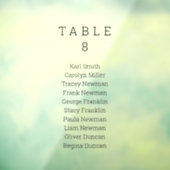 Venster Plakken Minimale bruiloft Zitting Grafiek  Raamsticker (Vel 3)