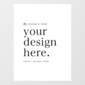 Venster Plakken Uw Ontwerp Upload 18 "x 24" Sign Raamsticker (Vel)