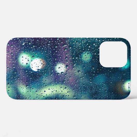 Venster  regendruppels, effect Case-Mate iPhone case (Achterkant (horizontaal))