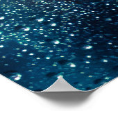 Venster  regendruppels, effect poster (Hoek)