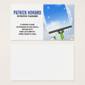 Venster reinigen | Eekhoorn | Zeep Sud Visitekaartje (Voorkant /achterkant)