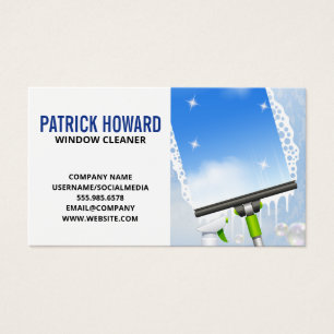 Venster reinigen Eekhoorn Zeep Sud Visitekaartje