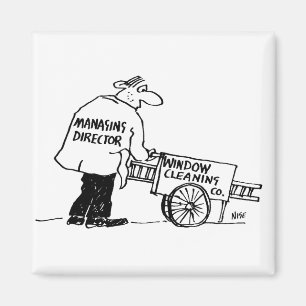 Venster reiniger met Windows-reinigingskar Magneet