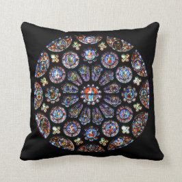 Venster Roos Chartres Kussen