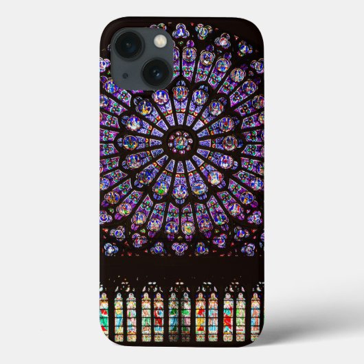 Venster Roos Notre Dame Cathedral Parijs Case-Mate iPhone Case (Achterkant)