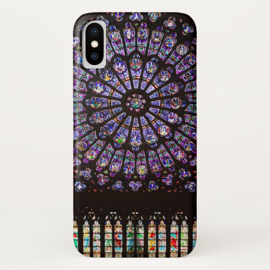 Venster Roos Notre Dame Cathedral Parijs Case-Mate iPhone Case (Achterkant)