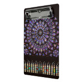 Venster Roos Notre Dame Cathedral Parijs Mini Klembord (Angled2)