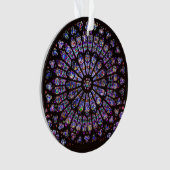 Venster Roos Notre Dame Cathedral Parijs Ornament (voorkant)