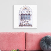 Venster San Marco Winged Lion Canvas Afdruk (Insitu (Woonkamer))