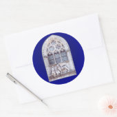 Venster San Marco Winged Lion Ronde Sticker (Envelop)