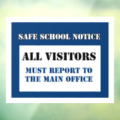 Venster Schoolbezoekersveiligheidsteken Raamsticker (Vel 3)