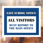 Venster Schoolbezoekersveiligheidsteken Raamsticker (Vel 2)