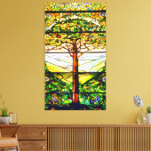 Venster spiritueel Schilderachtig landschap Canvas Afdruk (Insitu (Woonkamer))