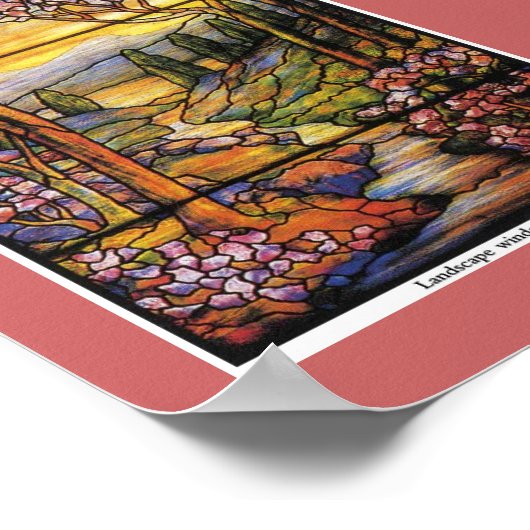 venster Tiffany Poster (Hoek)