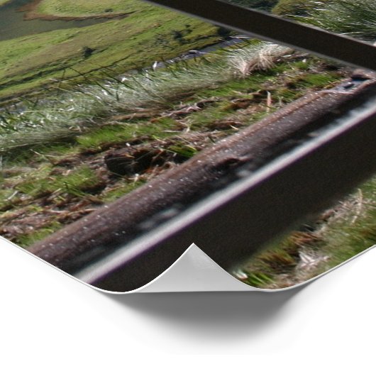 Venster Uitzicht Poster (Hoek)