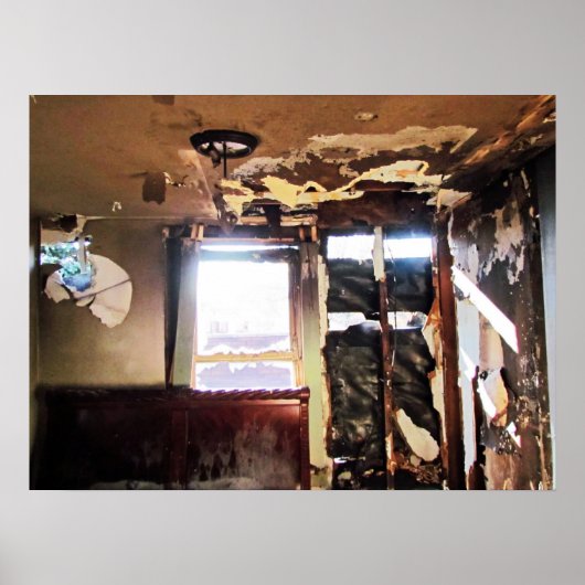 Venster van armoede poster (Voorkant)