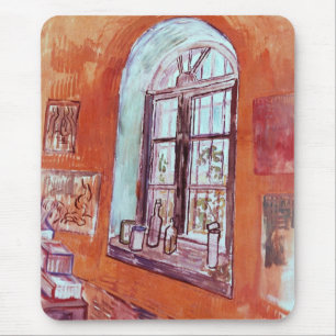 Venster van Vincent van Goghs atelier in het asiel Muismat