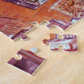 Venster van Vincent van Gogh's Studio op het Asiel Legpuzzel (Zijkant)