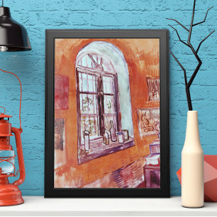 Venster van Vincent van Gogh's Studio op het Asiel Poster