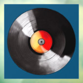 Venster Vinyl record vastklikken Raamsticker (Vel 3)