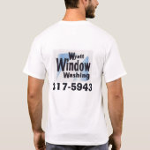 Venster Waslaag T-shirt (Achterkant)