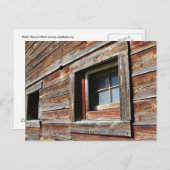 Venster Weathered Barn Briefkaart (Voorkant / Achterkant)