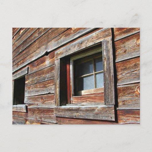 Venster Weathered Barn Briefkaart (Voorkant)