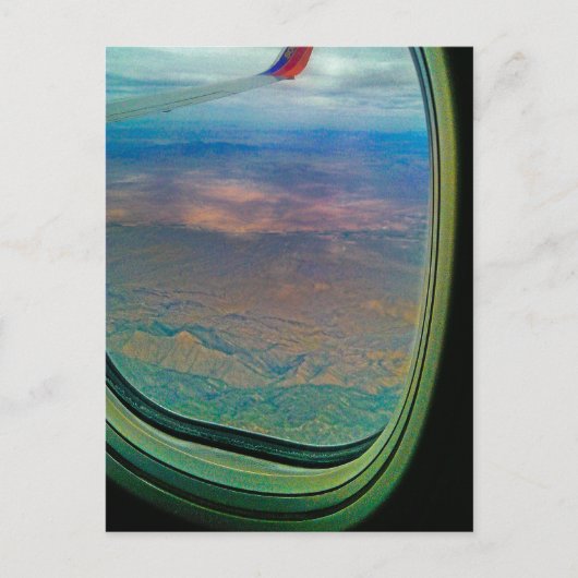 Venster Zitplaats Winnen Briefkaart (Voorkant)