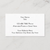 Vensterbehandeling Modes Visitekaartjes (Achterkant)