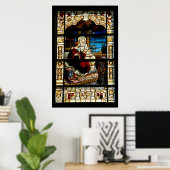vensterglas poster (Thuiskantoor)