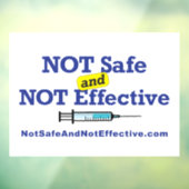 Vensterklemming - 11 x 8 inch raamsticker (Vel 3)