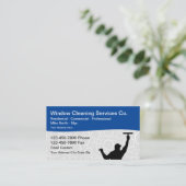 Vensterreiniging Professionele Visitekaartjes (Staand voorkant)